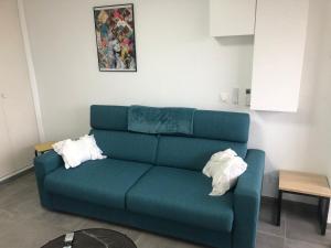 Posezení v ubytování T2 VUE MER accès plage