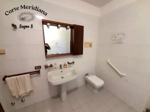 Koupelna v ubytování Corte Meridiana