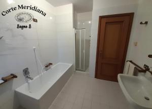 Koupelna v ubytování Corte Meridiana