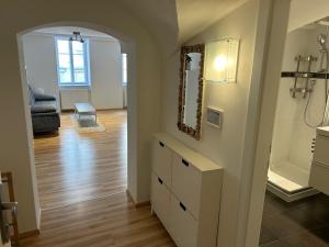 Koupelna v ubytování City-Center Apartments