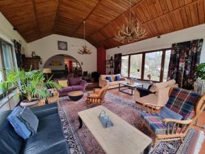 Posezení v ubytování B&B Am Sahrbach