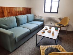 Posezení v ubytování WineBerry Apartment