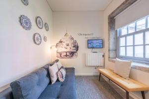 אזור ישיבה ב-GuestReady - Genuine Oporto Apts - 4