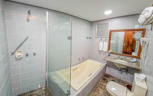 Um banheiro em Hotel Dan Inn Planalto São Paulo
