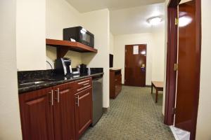 Kuchyň nebo kuchyňský kout v ubytování Holiday Inn Express & Suites Cocoa by IHG