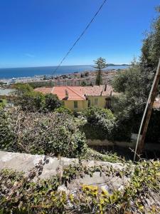 a house on top of a hill with trees at 5 mn du centre de Beaulieu. in Beaulieu-sur-Mer +11 photos
