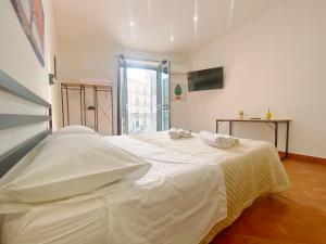 A bed or beds in a room at Aliva apartment LT