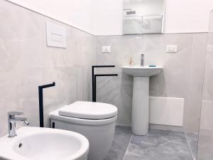A bathroom at Aliva apartment LT