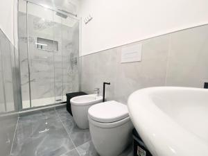 A bathroom at Aliva apartment LT