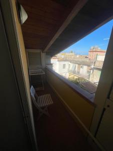 Rõdu või terrass majutusasutuses Albergo Perseo