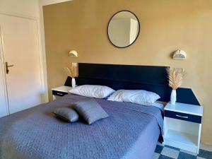 Postel nebo postele na pokoji v ubytování Hotel Villa Pozzi