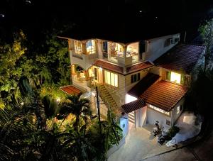 an overhead view of a house at night at OASIS VILLA Suites & Rooms in Karon Beach