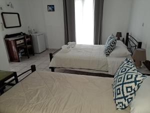Letto o letti in una camera di Pension Stella