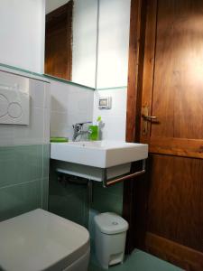 Koupelna v ubytování Casa Righini