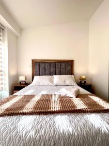 Cama o camas de una habitación en Casa Turística en el Quindío