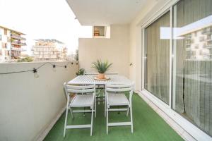 Balkón alebo terasa v ubytovaní T2 Prestance Montpellier Proche Plage Parking