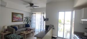 A seating area at Boca del Mar Residence, Boca Chica