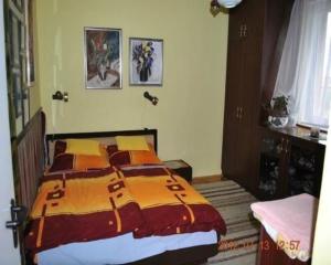En eller flere senge i et værelse på Ferienwohnung in Fonyd mit Garten - a88015