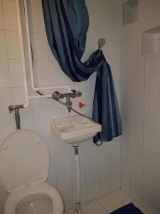 Et badeværelse på Wohnung in Fonyd mit Grill und Garten