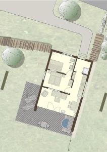 un’immagine di un piano di una casa di FORSTGUT - Raum für wertvolle Zeit - b58033 a Regen
