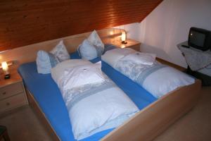 Postel nebo postele na pokoji v ubytování Pension Haus Butz