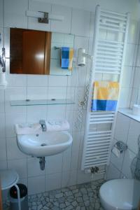 Koupelna v ubytování Pension Haus Butz