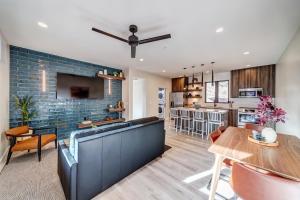 a kitchen and living room with a dining room at LaFave Luxury Rentals at Zion in Springdale