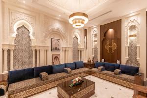 Istumisnurk majutusasutuses Wassad Hotel Makkah فندق وسد مكة