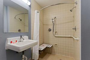 Koupelna v ubytování Econo Lodge