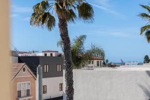 オーシャンサイドにあるOceanside Private Beautiful Beachside Guest Suiteの建物前のヤシの木 +2枚の写真
