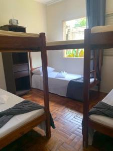 Tempat tidur susun dalam kamar di Casa Villa Fortunato Barreiro