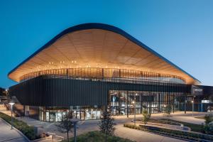 an architectural rendering of a building at night at Cultural Heritage Award winning home - Ideal for Holiday Stays & Lake Walks in Austin