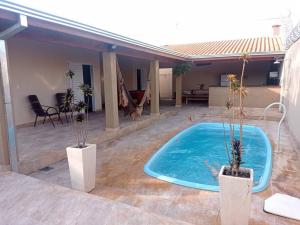 Bazén v ubytování Recanto Olavinho nebo v jeho okolí