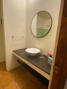 Koupelna v ubytování Casa Remanso