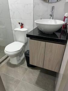 Koupelna v ubytování Loft con aire acondicionado