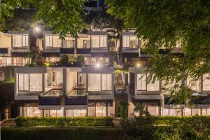 an image of a building at night at The Sterling Villas in Uluwatu