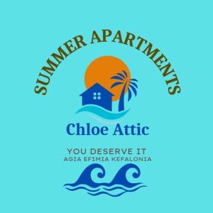 une maison sur le logo de la plage dans l'établissement Chloe attic, à Agia Effimia