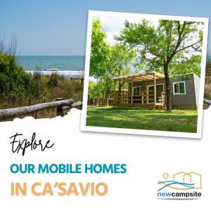 ein Bild eines Mobilheims in csaiva in der Unterkunft New Campsite in Camping Ca' Savio in Cavallino-Treporti