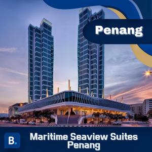 a picture of a building with two tall buildings at Maritime Seaview Suites Penang in George Town