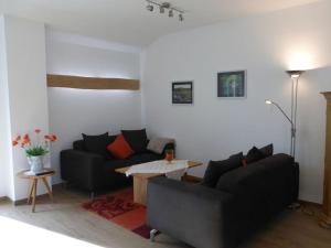 Posezení v ubytování Holiday apartment on the Eifelsteig