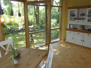 Η κουζίνα ή μικρή κουζίνα στο Holiday apartment Fernblick