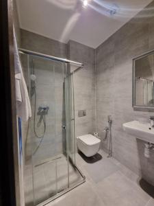 Ванна кімната в Central Hotel