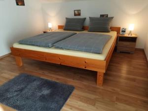 Postel nebo postele na pokoji v ubytování Holiday apartment Haus Rita