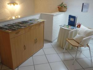 Kuchyň nebo kuchyňský kout v ubytování Holiday apartment Haus Rita