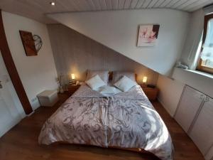 Ένα ή περισσότερα κρεβάτια σε δωμάτιο στο Holiday apartment Magnolia