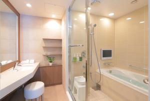 Koupelna v ubytování Odakyu Hotel Century Sagami Ono