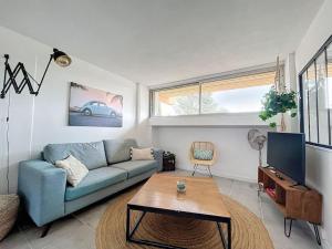 Χώρος καθιστικού στο 3287-Appartement 5 couchages à 300m de la plage