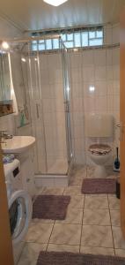 Koupelna v ubytování Wohnung Corinchen