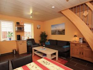 Χώρος καθιστικού στο Ferienhaus Ganescha, Utarp