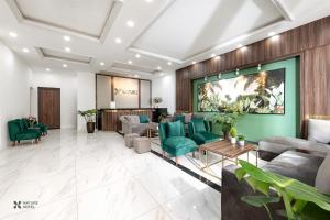 Posezení v ubytování Nature Hanoi Hotel